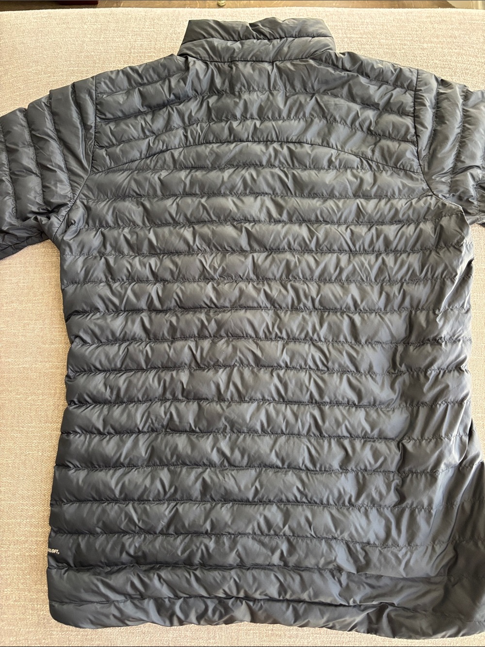 Rab Men's Lightweight Grey Packable Jacket with Orange Accents - Picture 9 of 10